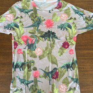 Rare find! Dinosaur coffee cactus/plants tshirt (unisex)